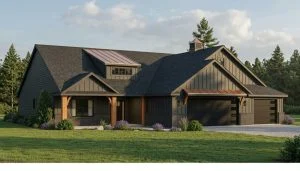 CHD-20108 Cottage House Plan – Front Elevation