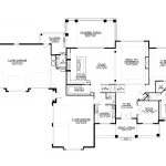 CHD-2012 Cottage House Plan – First Floor Plan
