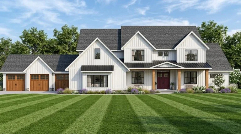 CHD-2012 Cottage House Plan – Front Elevation