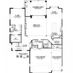 CHD-20121 Cottage House Plan – First Floor Plan