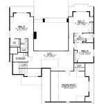 CHD-20121 Cottage House Plan – Second Floor Plan