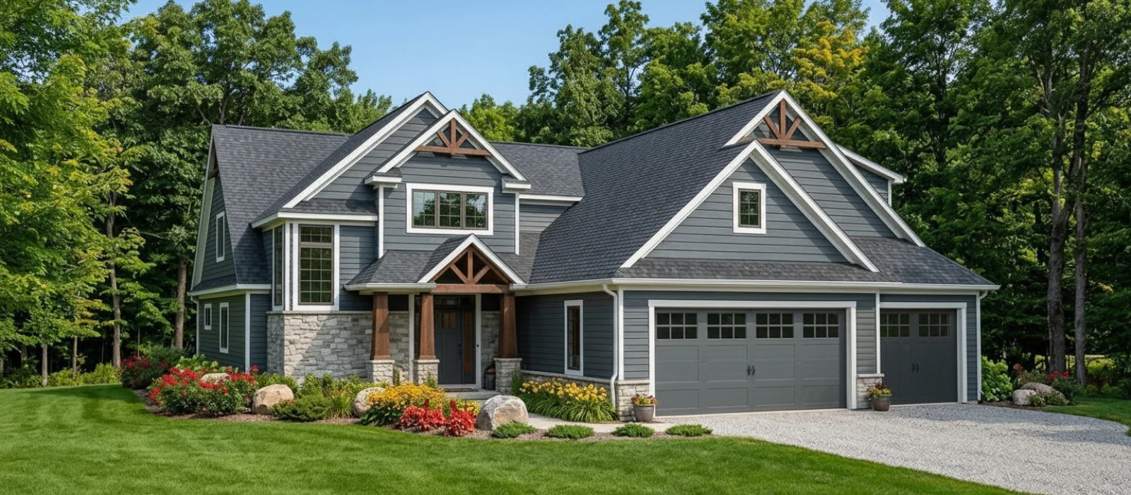 CHD-20121 Cottage House Plan – Front Elevation