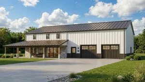 CHD-20124 Country House Plan – Front Elevation