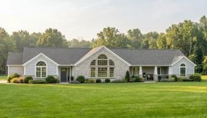 CHD-20127 Cottage House Plan – Front Elevation