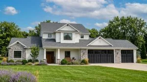 CHD-2028 Country House Plan – Front Elevation
