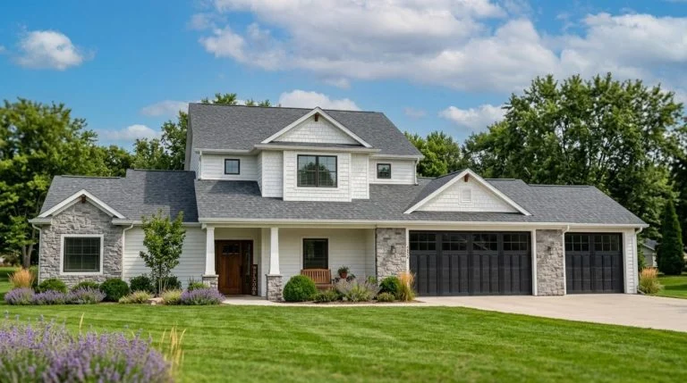 CHD-2028 Country House Plan – Front Elevation