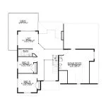 CHD-2031 Beach House Plan – Second Floor Plan