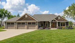 CHD-2044 Cottage House Plan – Front Elevation