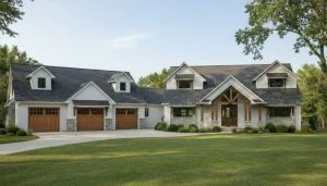CHD-2056 Cottage House Plan – Front Elevation