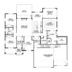 CHD-2059 Cottage House Plan – First Floor Plan
