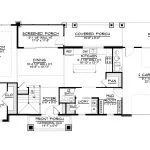 CHD-2081 Beach House Plan – First Floor Plan