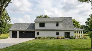 CHD-2087 Beach House Plan – Front Elevation