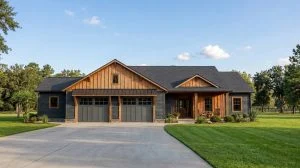 CHD-21120 Country House Plan – Front Elevation