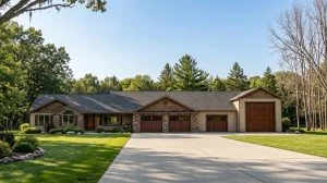 CHD-21128 Barndominium House Plan – Front Elevation