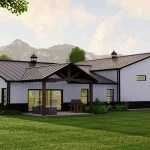 CHD-21145 Barndominium House Plan – Photo 1