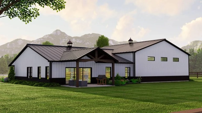 CHD-21145 Barndominium House Plan – Photo 1