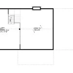 CHD-21175 Barndominium House Plan – Loft Floor Plan