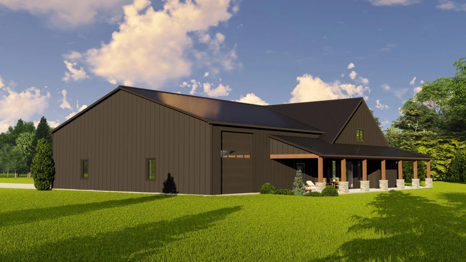 CHD-21194 Barndominium House Plan – Photo 2