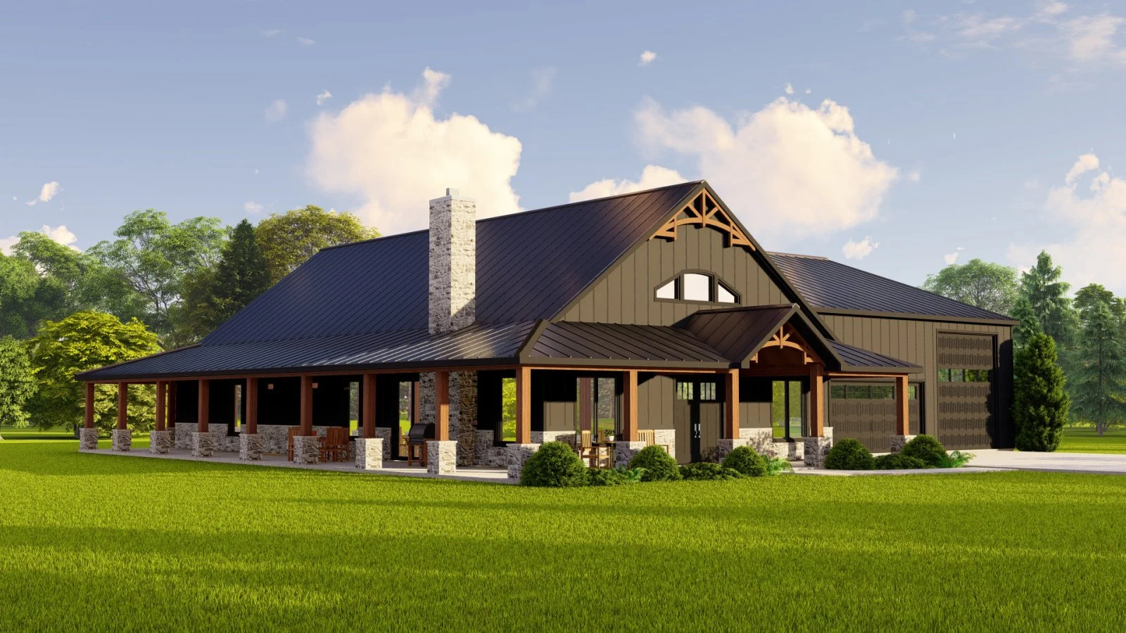 CHD-21194 Barndominium House Plan – Photo 3