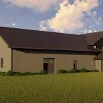 CHD-21203 Barndominium House Plan – Photo 1