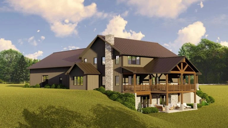 CHD-21203 Barndominium House Plan – Photo 2