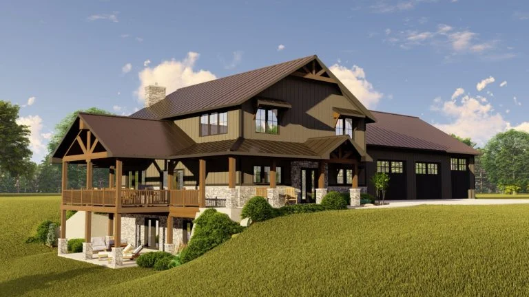 CHD-21203 Barndominium House Plan – Photo 3