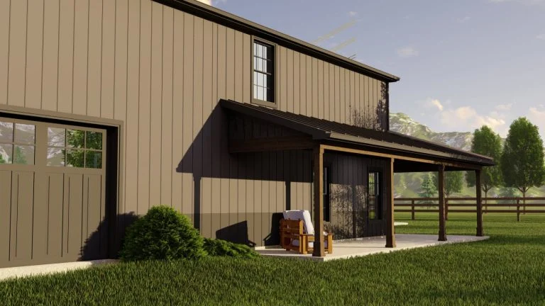 CHD-21205 Barndominium House Plan – Photo 4