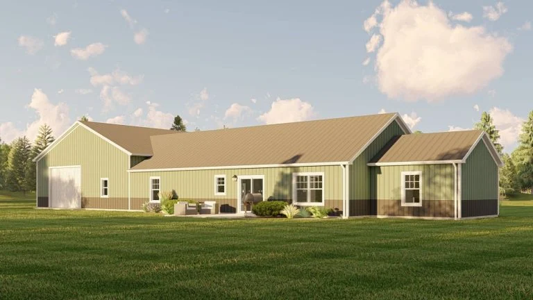 CHD-21215 Barndominium House Plan – Photo 3