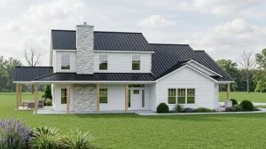 CHD-2127 Cottage House Plan – Front Elevation