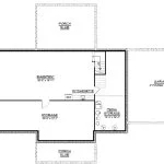 CHD-2129 Country House Plan – Basement Floor Plan