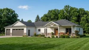 CHD-2134 Cottage House Plan – Front Elevation