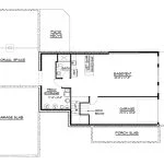 CHD-2138 Country House Plan – Basement Floor Plan