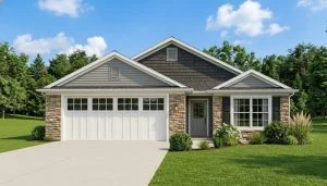 CHD-2154 Cottage House Plan – Front Elevation