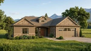 CHD-2169 Cottage House Plan – Front Elevation