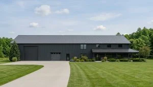 CHD-2183 Barndominium House Plan – Front Elevation