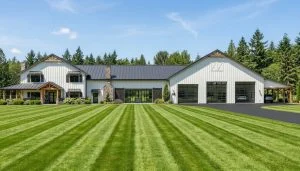 CHD-2198 Barndominium House Plan – Front Elevation