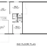 CHD-2201 Barndominium House Plan – Loft Floor Plan