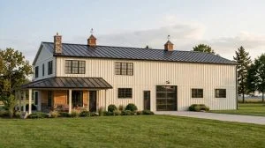 CHD-2201 Barndominium House Plan – Front Elevation