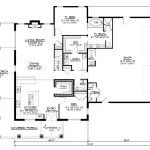 CHD-2208 Barndominium House Plan – First Floor Plan