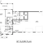 CHD-22117 Barndominium House Plan – First Floor Plan