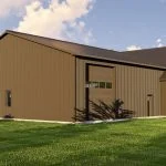 CHD-22135 Barndominium House Plan – Photo 1