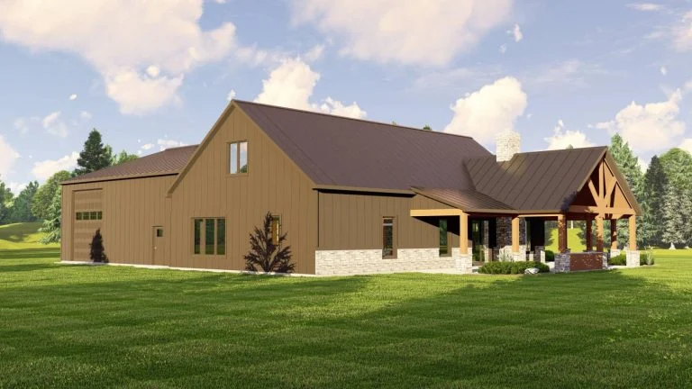 CHD-22135 Barndominium House Plan – Photo 2