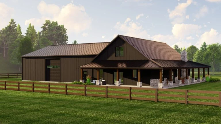 CHD-22136 Barndominium House Plan – Photo 2