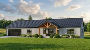 CHD-22141 Country House Plan – Front Elevation