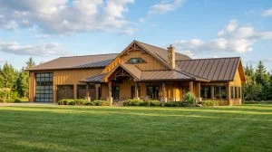 CHD-22144 Barndominium House Plan – Front Elevation