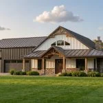 CHD-22149 Barndominium House Plan – Front Elevation