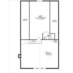 CHD-22162 Barndominium House Plan – Second Floor Plan