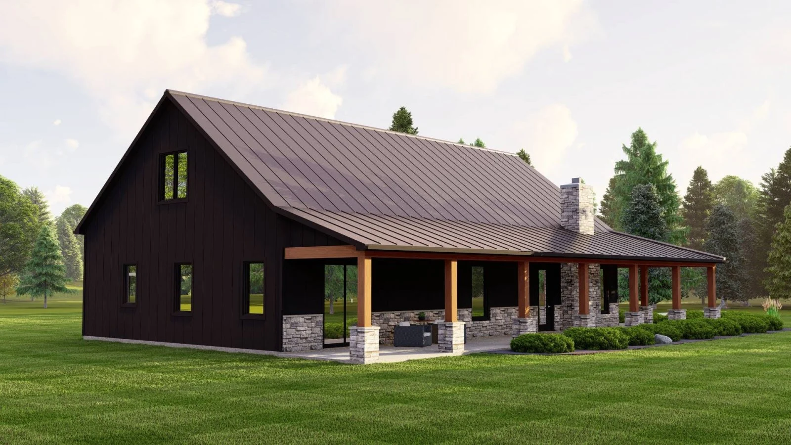 CHD-22162 Barndominium House Plan – Photo 2
