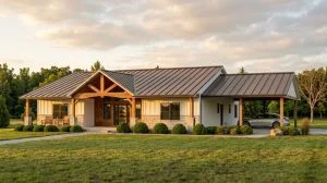 CHD-22165 Country House Plan – Front Elevation