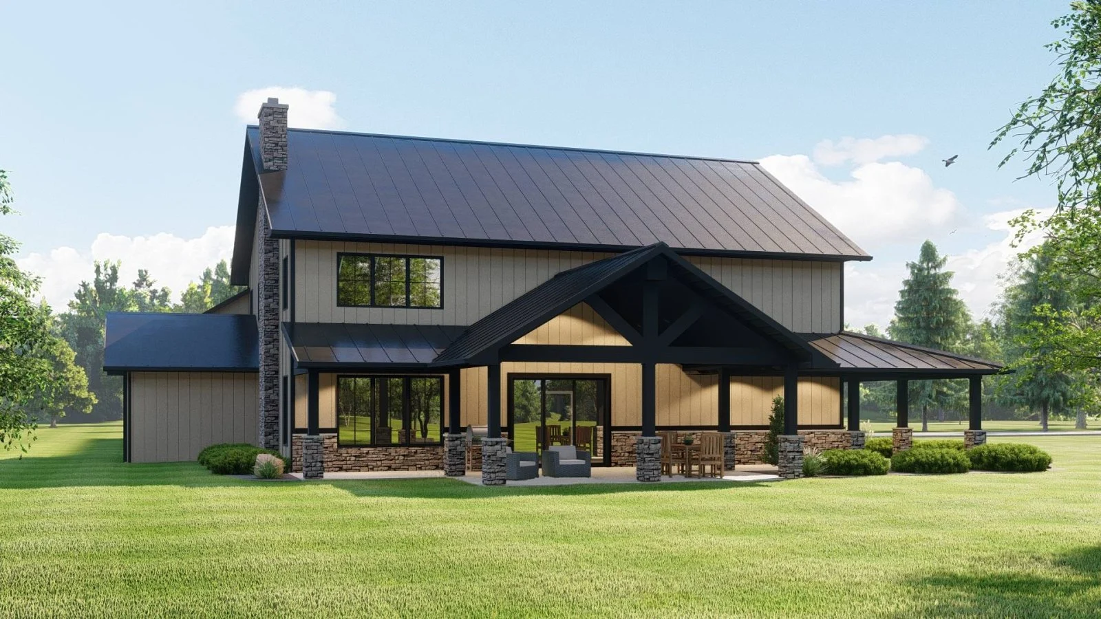 CHD-22212 Barndominium House Plan – Photo 2